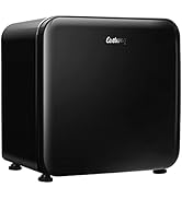COSTWAY Compact Refrigerator, 1.6 cu ft. Single Door Small Fridge with Adjustable Temperature 32℉...