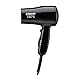 Conair 1875 Watt Compact Dual Voltage Travel Hair Dryer With Folding Handle, Black (Amazon Exclusive)