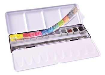 Sennelier : watercolour : classic metal tin set of 12 h…