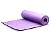 Yes4All Thick Yoga Mat with Carrying Strap – High Density Foam Yoga Mat – 1/2 inch Extra Thick and 72-inch Long Exercise Yoga Mat (Purple)
