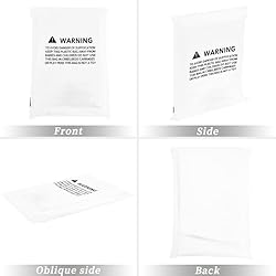 Pesonlook 5 Pack Round Tablecloth White Polyester