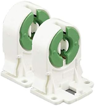 Portalampade Per Tubi Fluorescenti T8 - 24 Pezzi, Attacco G13, 250V, Bianco - Foto 3