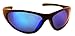Sea Striker Bad Barracuda Polarized Sunglasses with Black Frame,Blue Mirror and Grey Lens (Fits Medium to Large Faces)