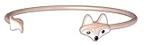 World End Imports Cute Little Fox Head and Tail Cuff Bracelet