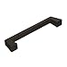 Amerock | Cabinet Pull | Black Bronze | 5-1/16 inch (128 mm) Center to Center | Blackrock | 1 Pack | Drawer Pull | Drawer Handle | Cabinet Hardware