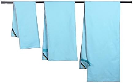 LANTEENSHOW Super Absorbent Lightweight Microfiber Quick Dry Towels For Travel Or Camping, 200GSM, 20 x 40-inch, Blue Colorr