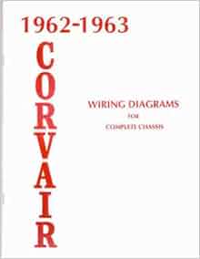 1962 1963 CHEVROLET CORVAIR COMPLETE SET OF FACTORY ... 1963 corvair ignition diagram wiring schematic 