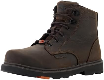 BRUNT Mens Sz 14 Marin Unlined Soft Toe WorkBoot Brown Water Oil Resist W Marker The Marin Unlined (Soft Toe) | 6 main image 2