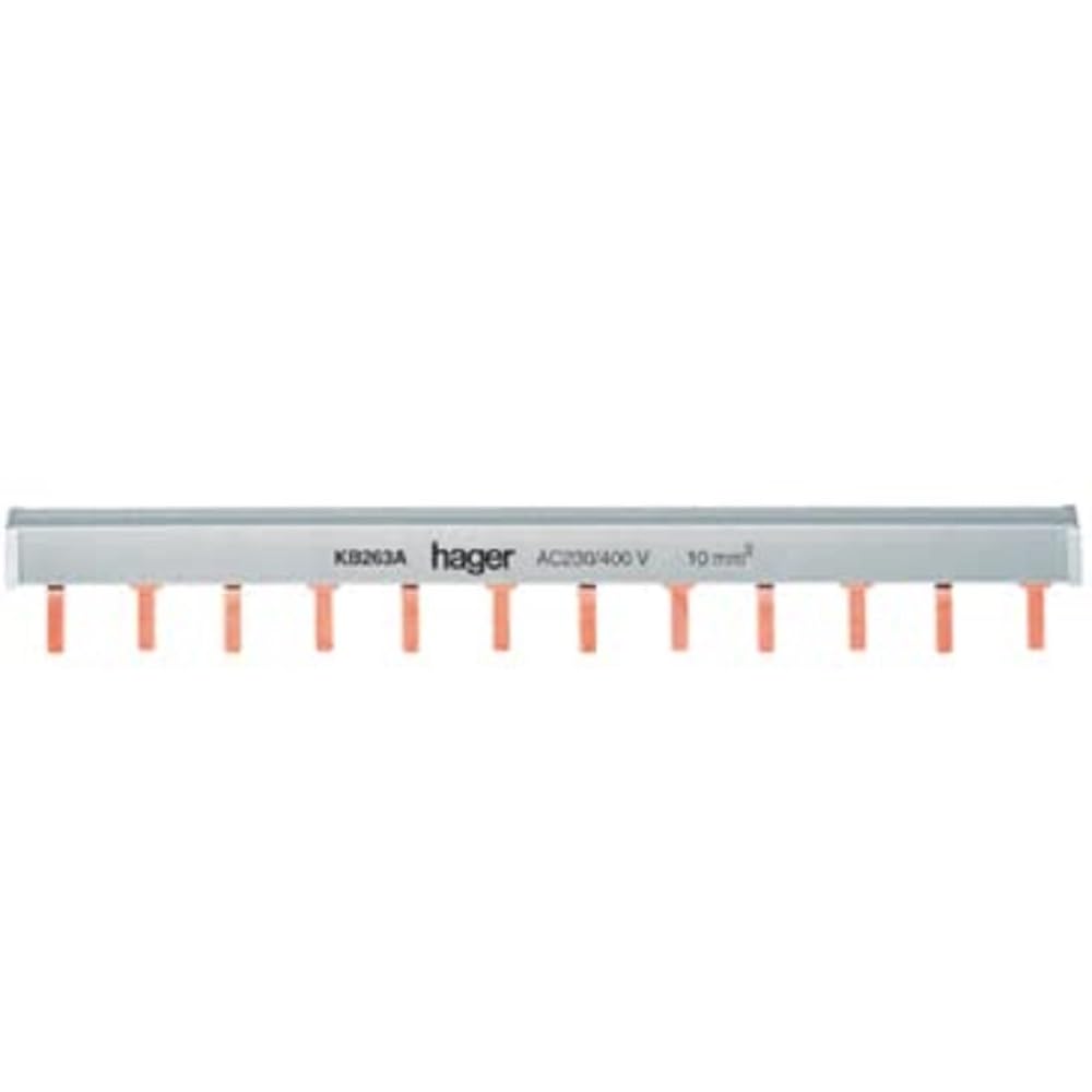 Hager KB263A – Bipolar Union Bridge 12 Modules