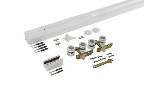 Kit Perfil/Roldana Porta Correr Sobrepor