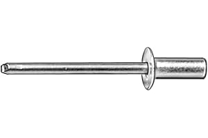 CLIPSANDFASTENERS INC 50 Closed End Rivet 3/16 Dia. 1/8-1/4 Grip Aluminum & Steel