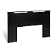 Prepac Coal Harbor Queen Platform Storage Bed with Headboard in Black