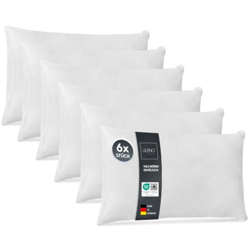 LILENO HOME Kissenfüllung 70x90 (6er Set) | Pralle Füllung für Couchkissen
