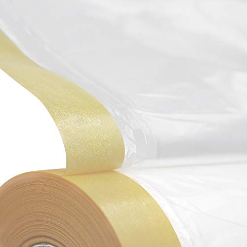 MyLifeUNIT Tape and Drape, Assorted Masking Paper for Automotive Painting Covering (66Feet, 3