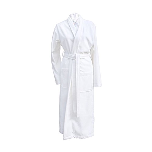 Heckett Lane Bademantel Rice XXL White