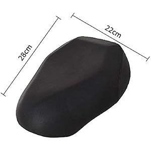 Bike Saddle, Comfortable Men Women Bicycle Seat Memory Foam Padded Cushion, Big Bum Bike Saddle Road MTB Bike Wide Soft Seat Pad Bicycle Bike