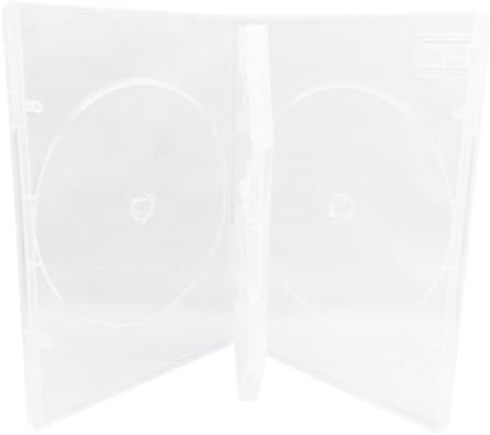 5 x Dragon Trading 4 Disc Clear CD DVD BLU RAY Disc Cases 4 Way Case for 4 Discs Of Any Format With 14mm Spine And Outer Sleeve For Artwork Inlay - Image 3
