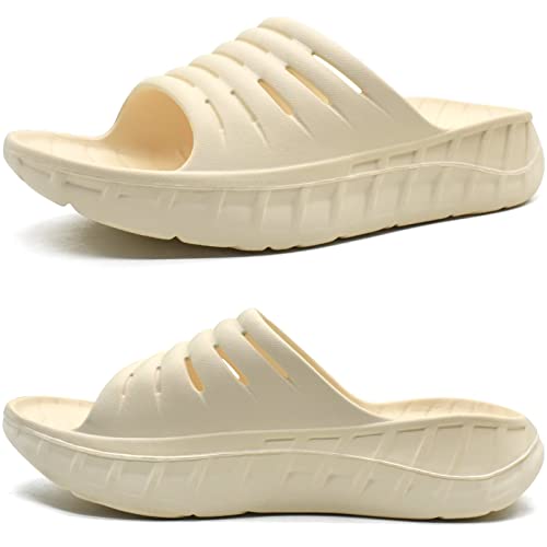KuaiLu Mens Recovery Sandals Cloud Pillow Cushion