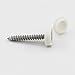 Yongcum Screw Caps Cover #8 M4 Nylon White Screw Cap Pack of 100pcs SAM4
