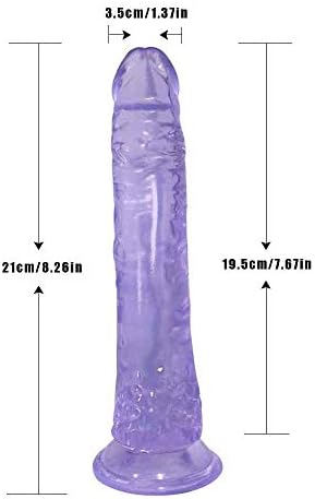 KBRJJ Stràp ón Pànts Wěàràblě, 8.26 inches Realistic Thrusting and Rotation Suction Cup Handheld Wand Waterproof Doub (Blue)