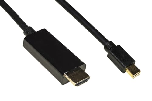 LINK LKMDPH1422 Mini Displayport Cable 1.4 - Hdmi 2.0 Gold Contacts 4Kx2K 60Hz 18Gbps Hdr RGB 4:4:4 Mt 1.8