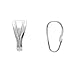 5pcs x Sterling Silver Pendant Bail Snap Open Bail Connector 8x5mm #ss195