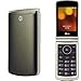 LG Flip Phone Senior Unlocked GSM Unlocked International Model, No Warranty- 2G G360 Dual Sim Duos Mp3 Camera BIG BUTTONS Facebook Twitter LCD 3.0