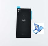 Black Battery Door Back Rear Door Cover Glass Replacement For Sony Xperia Z3V D6708 Verizon USA Seller