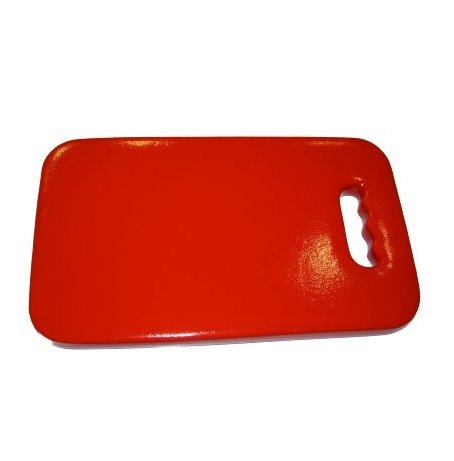 Hongwo Waterproof NBR Foam Kneeling Cushion Kneeler Pad Gardening Seat Mat Knee Mat with Handlesfor Baby Bath, Exerise, Prayer, Work-15.7"x7.1"x1.2"-Red