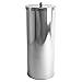 [2023 Upgraded Version] HUJI Rust Resistant Stainless Steel Toilet Paper Roll Canister Holder w/Removable Base for Bathroom Storage (1 Pack, Toilet Paper Canister)