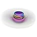 Sizet Rainbow Tri-Fidget Hand Finger Spinner EDC Focus Toy for Kids Adults Autism (rainbow 5)