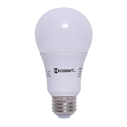 Ecosmart 60W Equivalent Soft White A19 Non Dimmable LED Light Bulb (Pack of 24)