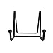 LIONWEI LIONWELI Black Decorative Plate Stand Holder Picture Frame Stand Easel Display Stand