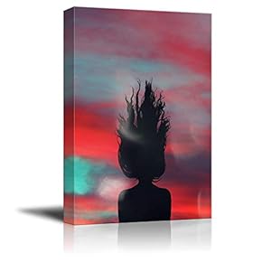 Canvas Wall Art - Colorful Art - Modern Home Art Stretched and Framed Ready to Hang - 12x18 inches