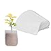 Jinhot 200pcs Biodegradable Non-Woven Nursery Bags, Solid Plants Grow Bags Fabric Seedling Pots Plants Pouch Home Garden Supply 20x22cm/7.87″x 8.66″thumb 2