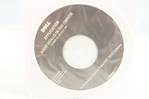 Dell Operating System Application Reinstalling Cyberlink PowerDVD DX 8.2: Part Number: M085R Rev. A00-Driver PC Computer Software Program Recovery Replacement Disc-Sealed New