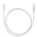 JOTO Charging Cable Compatible for iPhone, iPad Connect to New MacBook, Chromebook Pixel, HP Pavilion, USB-C 2.0 Type-C to 8-Pin Port Charging Cable Data Cable (White, 3.3ft/1M)