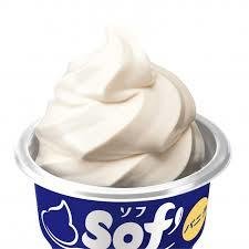 赤城乳業のソフ　バニラ味