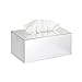 JackCubeDesign Overall Acrylic Mirror Rectangle Tissue Box Holder Case Storage Case Stand Box Napkin Holder Organizer (9.53 x 5.63 x 4.33 inches) - MK219B