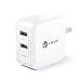 iClever 24W 4.8A Dual USB Wall Charger with SmartID Tech, Foldable Plug for iPhone, iPad
