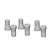 Zorvo 10pcs Dental Oral SE Saliva Ejector Replacement Rubber Valve Snap Tip Adapter