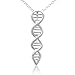 Clayton Online Sales DNA Double Helix Science Molecule Necklace