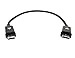 Exuun 8 inch Micro USB Male to Micro USB Male OTG Cable Mutual Charging Cable (Black)