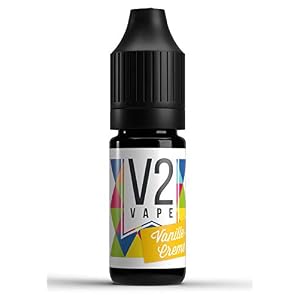 V2 Vape Vanille-Creme AROMA / KONZENTRAT hochdosiertes Premium Lebensmittel-Aroma zum selber mischen von E-Liquid / Liquid-Base für E-Zigarette und E-Shisha 50ml 0mg nikotinfrei