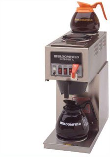 Bloomfield 9010D3F Integrity Automatic Coffee Brewer, In-Line, Pour-Over Option, Single, Faucet, 1 Lower, 2 Upper, Stainless Steel, 21â€D, 8 5/8