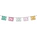 Talking Tables Floral Fiesta Floral Hanging Bunting for a Tea Party or Birthday, Multicolor