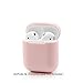 ZALUJMUS Compatible for AirPods Case Protective Silicone Cover and Skin for AirPods Charging Case 2 & 1 [Front LED not Visible] [Wireless Rechargeable](Pink)