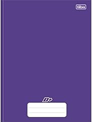 Tilibra - Caderno Brochura Capa Dura 1/4 D+ Roxo 96 Folhas
