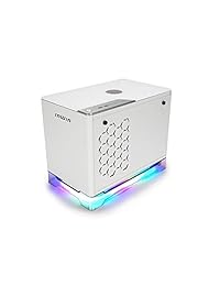 InWin A1 Plus - Torre mini ITX negra con iluminación ARGB integrada - 650W Gold 80 Plus fuente de alimentación - Qi cargador de teléfono inalámbrico - carcasa de chasis de ordenador