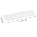 Grid Drawer Divider 8pcs Adjustable DIY Plastic Closet Separator Household Organizer Thickening Spacer Sub-grid Shelves Tidy Closet Stationary Makeup Socks Underwear Scarves Organizer (White)